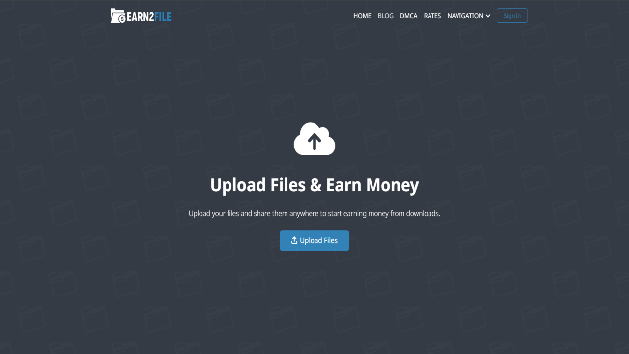 How To Use EARN2FILE To Upload A Files